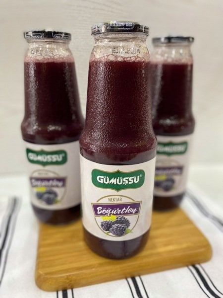 6'lı Koli Litrelik Gümüşhane Böğürtlen Suyu